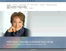 Tablet Screenshot of gulcanarpacioglu.com